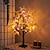 ieftine Lumini decorative-LED argintiu mesteacan fluture colorat lumina copac 24 leduri usb/alimentat cu baterie Crăciun sărbători decorarea casei ornament desktop