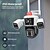 cheap IP Cameras-DIDseth 8K 16MP 10X Zoom WiFi IP Camera Outdoor Four Lens Screens Human Auto Tracking CCTV Video Surveillance Panoramic Ai Cam