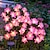 abordables Éclairages pour allées-LED simulation fleur solaire 8 modes pelouse lumière camélia fleur lumière extérieure étanche jardin lumière villa parc cour pelouse passerelle paysage décoration 1/2 pièces