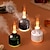 abordables Luces decorativas-Nueva lámpara de aceite retro, humidificador de luz de tiempo, aromaterapia usb, inalámbrico, hogar, dormitorio silencioso, lámpara de queroseno, humidificador de aire
