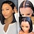 cheap Human Hair Lace Front Wigs-Bob Wig Human Hair 13x4 HD Lace Front Wig 150 Density Glueless Pre Plucked with Baby Hair Short Bob Wigs for Women