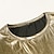 זול תחפושות מהעולם הישן-רטרו\וינטאג&#039; שנות ה-80 מתכתי זוהר חולצת טי דיסקו בגדי ריקוד גברים האלווין (ליל כל הקדושים) קרנבל הצגה מועדונים טי שירט