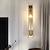 billige væglamper-led væglampe 1 hoved varm hvid lampe 60cm metal glas materiale krystal lys luksus minimalistisk soveværelse stue gang gang gang 85-265v