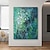 Недорогие Абстрактные картины-Холст ручной работы, абстрактная толстая текстура, 3d картина маслом, зеленые картины, декор для гостиной, большие настенные панно для дома, без рамки