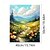 זול ציוד לציור, ציור ואמנות-סט ציור אקרילי 1 יחידה למבוגרים נופי הרים 16*20 אינץ&#039; קל למעקב ידני תחביב מרגיע ודקורטיבי