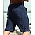 cheap Work Shorts-Men&#039;s Shorts Casual Shorts Pocket Elastic Waist Plain Comfort Short Holiday Beach Weekend Fashion Casual Dark Brown Black Micro-elastic