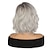 זול פאה מבוגרת-פאת בוב קצר מתולתל עם פוני לבנות נשים שימוש יומיומי באורך כתפיים חלק צדדי שיער סינטטי החלפת פאות במראה טבעי 12 אינץ&#039;
