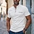billiga klassisk polo-Herr POLO Shirt Golftröja Arbete Företag Hög krage Kortärmad Mode Grundläggande Ensfärgat Slät Mode Sommar Normal Svart Vit Vinröd Marinblå POLO Shirt