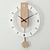 billige Vægtoner-kreativt mode kvarts ur skandinavisk lydløst swing ur 40 cm vægur stue mute moderne simpelt ur restaurant