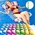 cheap HawaiianSummer Party-PVC Inflatable Floating Row In Swimming Pool Foldable Water Net Fabric Striped Hammock Adult Amusement Lounge Chair Floating Bed