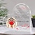 זול פסלים-יד מחזיקה שלט אהבה - לוח אקרילי שקוף ליום ההולדת של אבא למשרד או לעיצוב הבית - מתנת הצעת מחיר משמעותית להפגנת הכרת תודה ואהבה