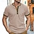 abordables T-shirts décontractés pour hommes-Homme Chemise Henley Shirt T-shirt Bloc de couleur Henley Plein Air Vacances Manches courtes Patchwork Poche Vêtement Tenue Mode Design basique