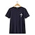 Недорогие Мужская графическая футболка-Мужская футболка из 100% хлопка с графическим рисунком, модная классическая рубашка с коротким рукавом, белая, темно-синяя, бежевая, удобная футболка, уличный отдых, летняя модельерская одежда