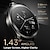 economico Smartwatch-Joyroom JR-FV1 Orologio intelligente 1.43 pollice Intelligente Guarda Bluetooth Pedometro Avviso di chiamata Tracker di fitness Compatibile con Android iOS Da donna Da uomo Standby lungo Chiamate in