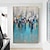 levne Abstraktní malby-ruční olejomalby plátno nástěnné umění dekorace moderní abstraktní pro domácí výzdobu válcované bezrámové nenatažené malby