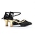 cheap Ballroom Shoes &amp; Modern Dance Shoes-Women&#039;s Modern Dance Shoes Dance Shoes Ballroom Dance Rumba Dancesport Shoes Party Collections Party / Evening Professional High Heel Round Toe Buckle Adults&#039; Black / Gold Black / Red