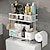Χαμηλού Κόστους Ράφια Μπάνιου-organizer μπάνιου godboat - πάνω από το ντουλάπι αποθήκευσης της τουαλέτας, αποθήκη μπάνιου 2 επιπέδων, ράφια μπάνιου με 2 γάντζους &amp;ράφι χαρτιού ενισχυτή, αξεσουάρ μπάνιου &amp;ενισχυτή διακόσμηση, δώρα