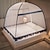 お買い得  ベッドの天蓋とドレープ-蚊帳夏折りたたみポータブル旅行防蚊テントホーム両開き蚊帳