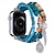 billiga Apple Watch-band-Smyckesarmband Kompatibel med Apple Watch klockband 38mm 40mm 41mm 42mm 44mm 45mm 49mm Pärlor Justerbar Andningsfunktion Legering Ersättningsurband för iwatch Ultra 2 Series 9 8 7 SE 6 5 4 3 2 1