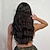 cheap Synthetic Lace Wigs-Synthetic Lace Wig Curly Style 24 inch Brown Middle Part 13x1 Lace Front Wig Women&#039;s Wig Dark Brown