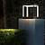abordables Post Light-lampe à colonne luminaires de poteau extérieurs imperméables, lumières de pilier extérieures, lumières de pilier carré ip65 luminaires de poteau en verre en aluminium étanches extérieurs lumières de