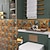 billiga Väggklistermärken-24 st självhäftande vattentäta avtagbara väggdekaler badrum toalett väggdekaler oljesäkra och vattentäta väggdekaler kök tapeter rum dekoration heminredning