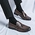 ieftine Saboți și Mocasini Bărbați-Bărbați Mocasini &amp; Balerini Retro Pantofi formali Pantofi rochie Ciorapi de pantofi Plimbare Afacere Clasic gentleman britanic Birou și carieră PU Respirabil Comfortabil Anti-Alunecare Care alunecă