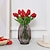 cheap Artificial Flowers &amp; Vases-3 Tulip Branches: Perfect Mother&#039;s Day Gift to Brighten Mom&#039;s Day with Lasting Beauty