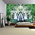 ieftine tapiserie peisajului-peisaj pădure de bambus agățat tapiserie artă de perete tapiserie mare decor mural fotografie fundal pătură perdea acasă dormitor living decor