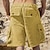 cheap Cargo Shorts-Men&#039;s Tactical Shorts Cargo Shorts Shorts Button Multi Pocket Plain Wearable Short Outdoor Daily Going out Cotton Blend Fashion Classic Yellow