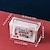 baratos Guarda-jóias &amp; Cosmética-caixa de armazenamento de cartão de plástico transparente: organizador ideal para cartões de jogo, cartões de identificação, cartas de baralho, cartões de visita e muito mais