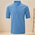 economico Casual da lavoro-Per uomo Camicia Camicia di lino Camicia bianca di cotone Camicia con colletto cinese Camicia con colletto alla coreana Camicia Estiva Semplice Spiaggia Vacanza Blu Verde militare Grigio Manica Corta