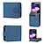رخيصةأون جراب سامسونج-هاتف غطاء من أجل سامسونج جالاكسي Z Flip 5 Z Flip 4 Z Flip 3 غطاء الوجه حماية كاملة للجسم فتحة لبطاقة ضد الصدمات مكتب  /  الأعمال الكمبيوتر الشخصي جلد PU