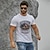 cheap Men&#039;s Graphic T Shirt-Graphic Fashion Outdoor Casual Men&#039;s T shirt Tee Tee Top Street Casual Daily T shirt White Gray Short Sleeve V Neck Shirt Spring &amp; Summer Clothing Apparel S M L XL XXL