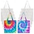 cheap Stress Relievers-2PCS White Canvas Wrapped Dyed Canvas Bag Blank Large Cotton Bag Blue Sun Drying Rubbing Wax Dyeing Tie Dyeing