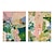 זול ציורים אבסטרקטיים-גודל גדול 100% עבודת יד מופשטת ציור שמן עלים ירוקים על בד תמונת יד קנבס יצירות אמנות בסין לחדר שינה ללא מסגרת (ללא מסגרת)
