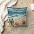 Χαμηλού Κόστους Throw Μαξιλαροθήκες-Ocean beach sunset βελούδινο κάλυμμα μαξιλαριού 16/18/20 ίντσες