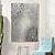 preiswerte Abstrakte Gemälde-handgemachtes Ölgemälde Leinwand Wandkunst Dekoration Wabi-Sabi modern silber 3D abstrakt für Wohnzimmer Wohndekor gerollt rahmenlos ungedehntes Gemälde