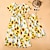 cheap Dresses and Jumpsuits-Mommy And Me Summer Dresses Family Matching Outfits Beach Sunflower Children&#039;s Dress Mother Children&#039;s Family Matching