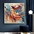 abordables Peintures Abstraites-Peinture à l&#039;huile de femme colorée femme abstraite peinte à la main peinture sur toile texturée décoration murale pour salon bureau art mural (sans cadre)