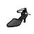 cheap Ballroom Shoes &amp; Modern Dance Shoes-Women&#039;s Modern Dance Shoes Dance Shoes Ballroom Dance Rumba Dancesport Shoes Party Collections Party / Evening Professional Cuban Heel Round Toe Buckle Adults&#039; Silver Black Gold