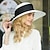billiga Partyhatt-hattar fiber bowler / cloche hatt hink hatt stråhatt bröllop strand elegant bröllop med spetsar huvudbonader huvudbonader