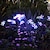 baratos Luzes e lanternas de caminho-luz solar externa para gramado led à prova d&#039;água luz solar oscilante para jardim 120/240leds luz de fogos de artifício estrela completa villa parque pátio passarela lâmpada de paisagem gramado 2/4