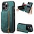 abordables Coques iPhone-téléphone Coque Pour iPhone 15 Pro Max Plus iPhone 14 13 12 11 Pro Max Plus Mini SE Coque Arriere Avec Support Fente pour carte Antichoc Rétro TPU faux cuir