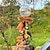 abordables Sculptures et lumières paysagères-1pc lumière de jardin solaire micro paysage ornements de souche d&#039;arbre d&#039;oiseau, décoration extérieure de cour de jardin solaire, lumières de paysage de statue