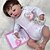 cheap Dolls-18 inch Reborn Doll Baby &amp; Toddler Toy Reborn Toddler Doll Doll Reborn Baby Doll Baby Reborn Baby Doll Newborn lifelike Gift Hand Made Non Toxic 3/4 Silicone Limbs and Cotton Filled Body with Clothes