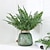 levne Umělé rostliny-3ks/set umělá stálezelená tráva ve váze v perském stylu - perfektní stolní dekorace do interiéru i exteriéru, ideální pro kutilské krajinné návrhy, plastová rostlinná dekorace, váza není součástí