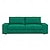 billige IKEA Dækker-Sofaovertræk Helfarve Kviltet 80% bomuld + 20% hør Møbelovertræk