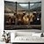 levne zvířecí tapisérie-vysočina dobytek visící gobelín nástěnné umění velký gobelín nástěnná malba výzdoba fotografie pozadí deka opona domácí ložnice dekorace obývacího pokoje
