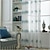 abordables Cortinas transparentes-Un panel de estilo mediterráneo, pantalla de ventana bordada de alta gama, sala de estar, dormitorio, comedor, cortina de pantalla semitransparente